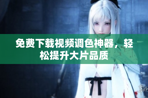 免费下载视频调色神器，轻松提升大片品质