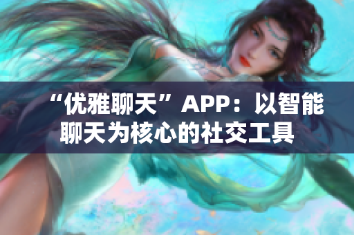 “优雅聊天”APP：以智能聊天为核心的社交工具