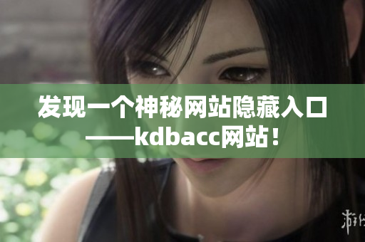 发现一个神秘网站隐藏入口——kdbacc网站！