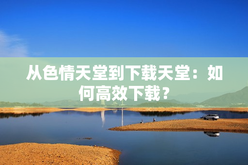 从色情天堂到下载天堂：如何高效下载？