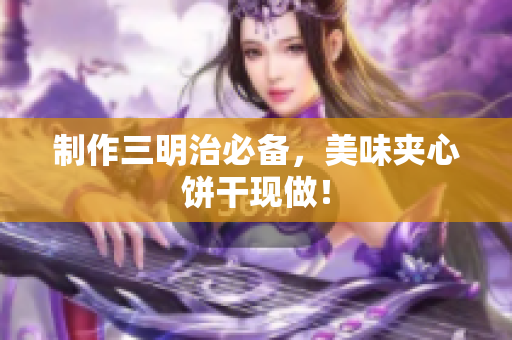 制作三明治必备，美味夹心饼干现做！