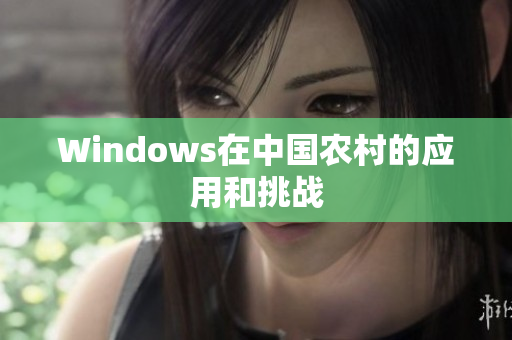 Windows在中国农村的应用和挑战