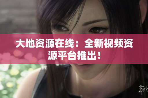 大地资源在线：全新视频资源平台推出！