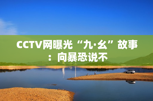 CCTV网曝光“九·幺”故事：向暴恐说不