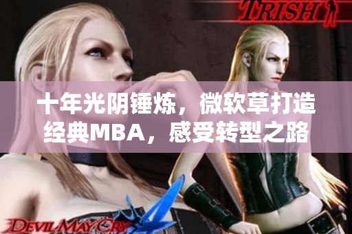 十年光阴锤炼，微软草打造经典MBA，感受转型之路