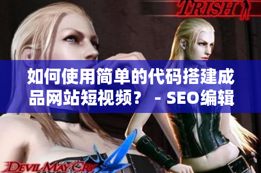 如何使用简单的代码搭建成品网站短视频？ - SEO编辑