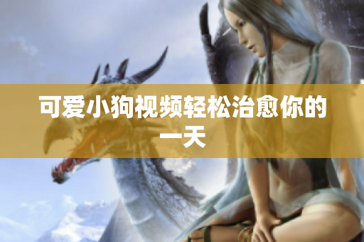 可爱小狗视频轻松治愈你的一天