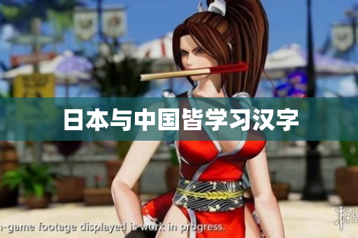 日本与中国皆学习汉字