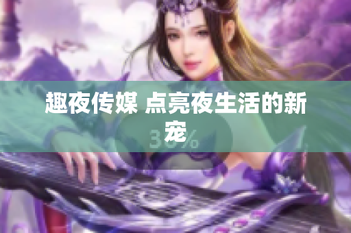 趣夜传媒 点亮夜生活的新宠