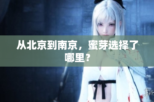 从北京到南京，蜜芽选择了哪里？