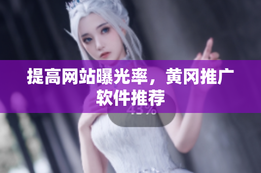 提高网站曝光率，黄冈推广软件推荐