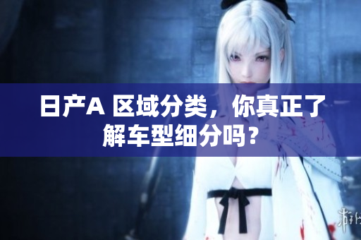日产A 区域分类，你真正了解车型细分吗？