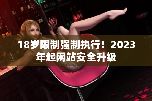 18岁限制强制执行！2023年起网站安全升级