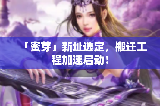 「蜜芽」新址选定，搬迁工程加速启动！