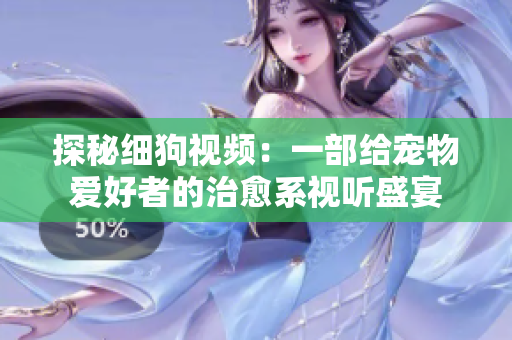 探秘细狗视频：一部给宠物爱好者的治愈系视听盛宴