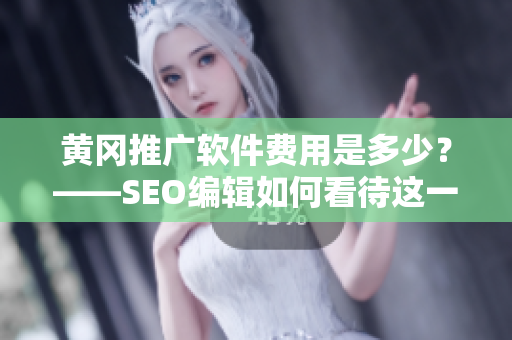 黄冈推广软件费用是多少？——SEO编辑如何看待这一问题