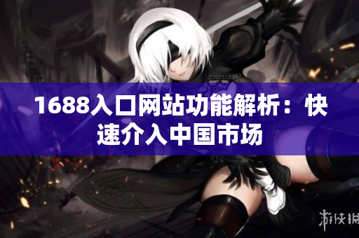 1688入口网站功能解析：快速介入中国市场