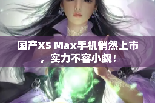 国产XS Max手机悄然上市，实力不容小觑！