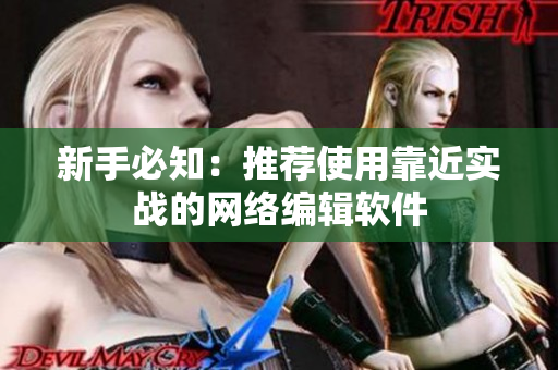 新手必知：推荐使用靠近实战的网络编辑软件