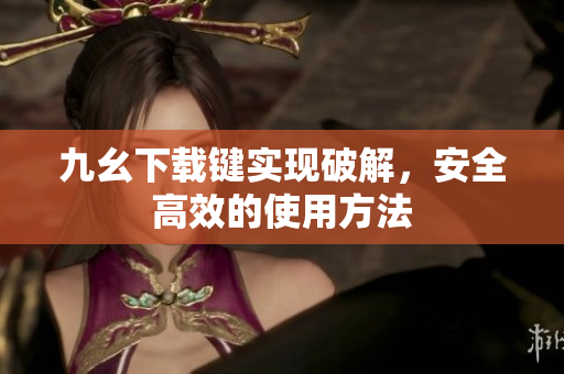 九幺下载键实现破解，安全高效的使用方法