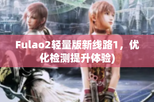 Fulao2轻量版新线路1，优化检测提升体验)
