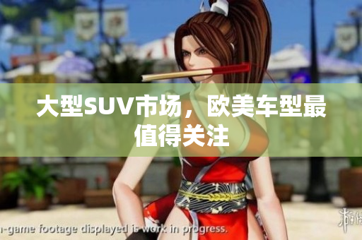 大型SUV市场，欧美车型最值得关注