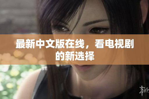最新中文版在线，看电视剧的新选择