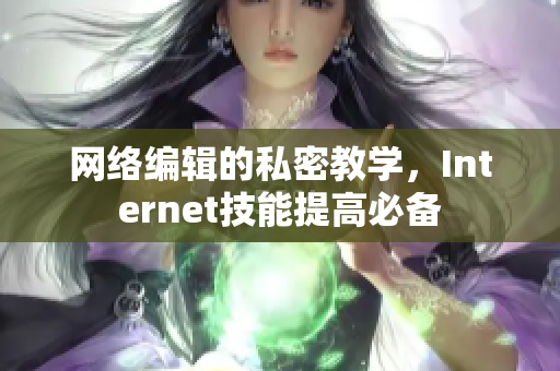 网络编辑的私密教学，Internet技能提高必备