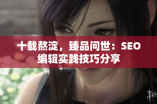 十载熬淀，臻品问世：SEO编辑实践技巧分享