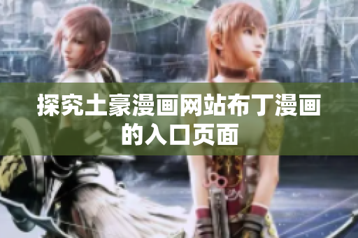 探究土豪漫画网站布丁漫画的入口页面