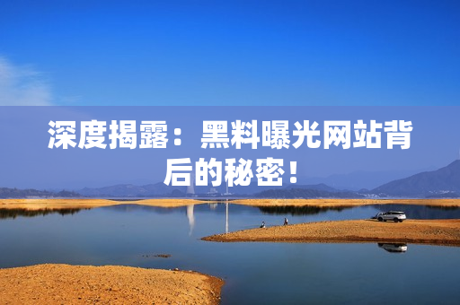 深度揭露：黑料曝光网站背后的秘密！