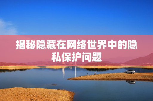 揭秘隐藏在网络世界中的隐私保护问题
