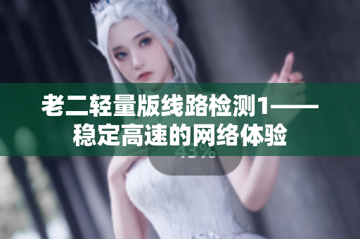 老二轻量版线路检测1——稳定高速的网络体验