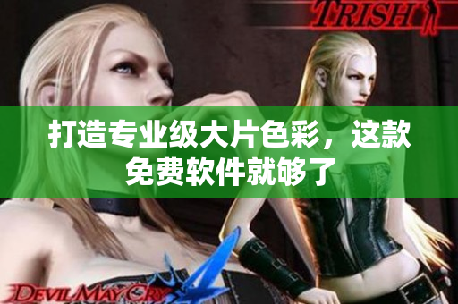 打造专业级大片色彩，这款免费软件就够了