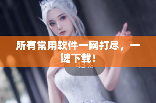 所有常用软件一网打尽，一键下载！