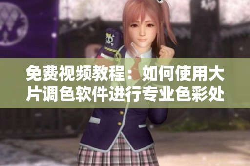 免费视频教程：如何使用大片调色软件进行专业色彩处理