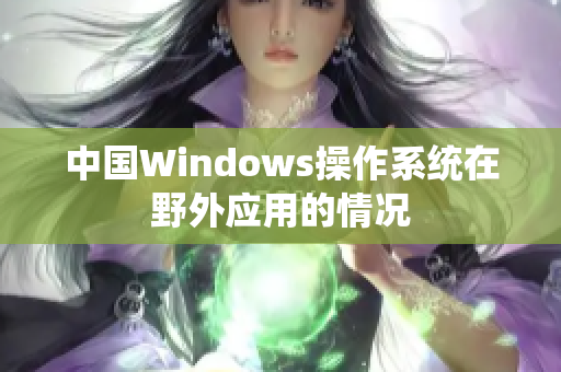 中国Windows操作系统在野外应用的情况
