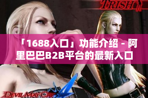 「1688入口」功能介绍 - 阿里巴巴B2B平台的最新入口