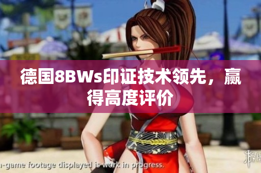 德国8BWs印证技术领先，赢得高度评价