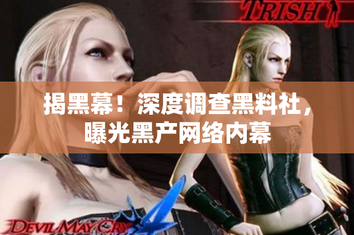 揭黑幕！深度调查黑料社，曝光黑产网络内幕