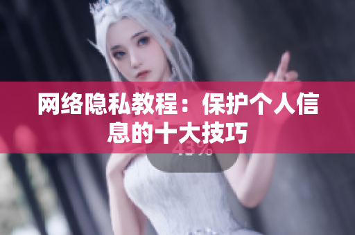 网络隐私教程：保护个人信息的十大技巧