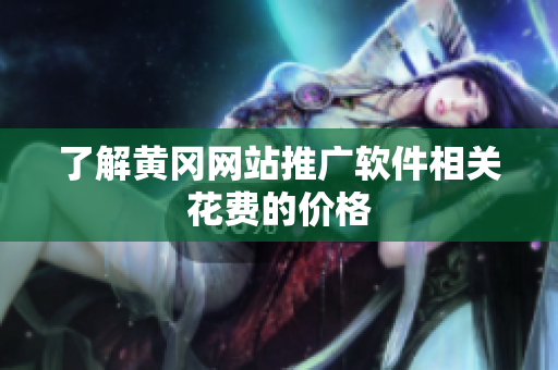 了解黄冈网站推广软件相关花费的价格