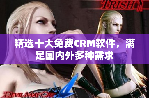 精选十大免费CRM软件，满足国内外多种需求