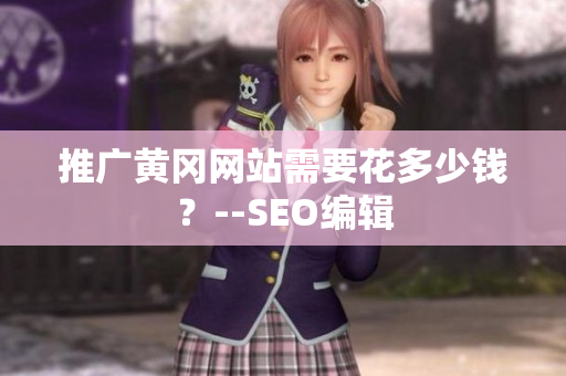 推广黄冈网站需要花多少钱？--SEO编辑