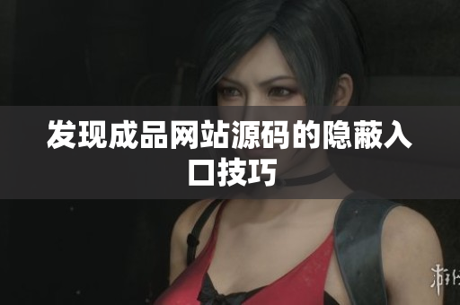 发现成品网站源码的隐蔽入口技巧