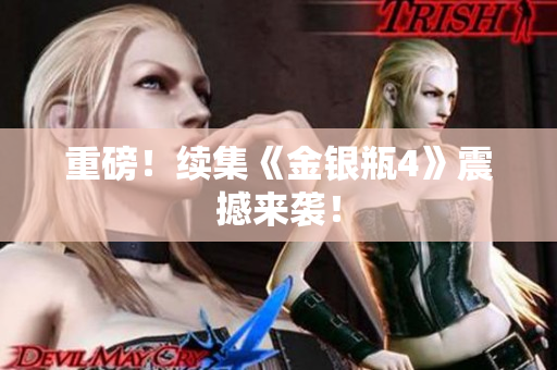 重磅！续集《金银瓶4》震撼来袭！