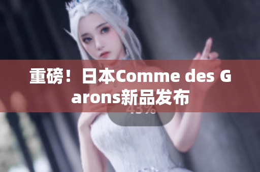 重磅！日本Comme des Garons新品发布