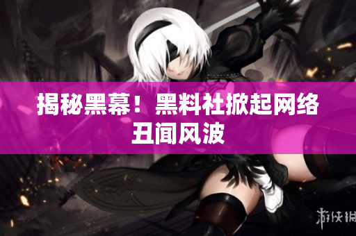揭秘黑幕！黑料社掀起网络丑闻风波