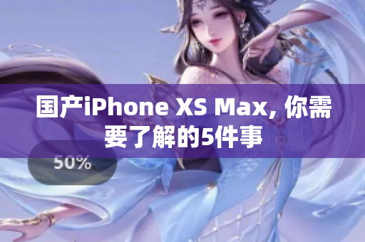 国产iPhone XS Max, 你需要了解的5件事