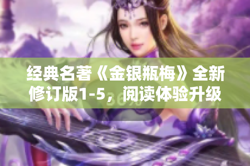 经典名著《金银瓶梅》全新修订版1-5，阅读体验升级